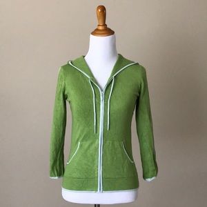 Anthropologie Zip Up Hoodie Sweater by Moth